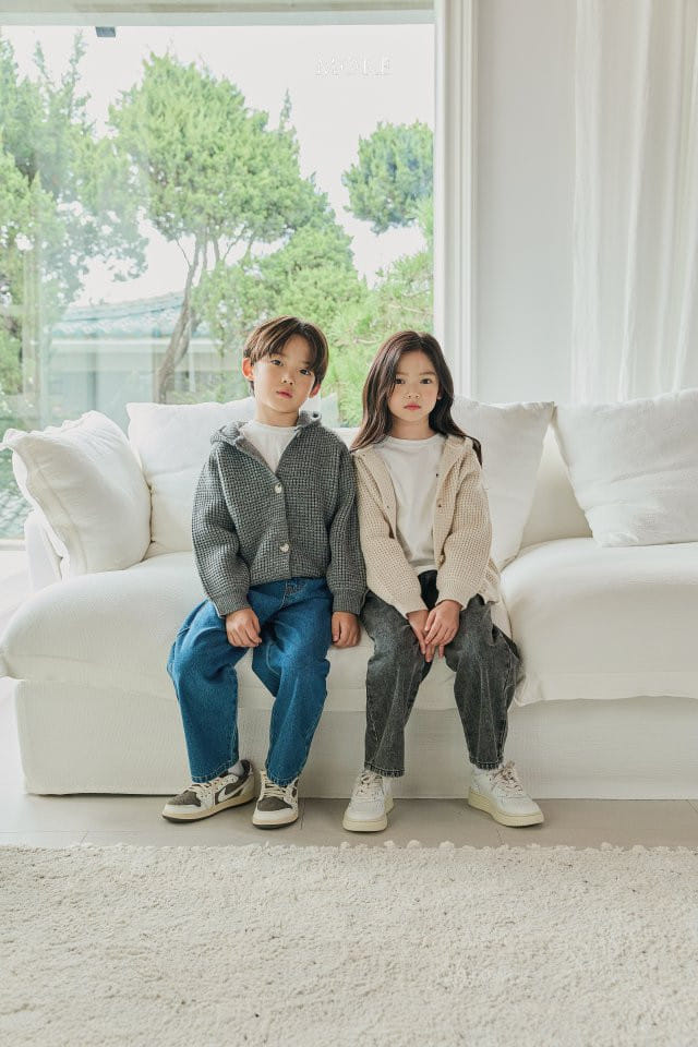 More - Korean Children Fashion - #minifashionista - Waffle Hoody Cardigan - 5