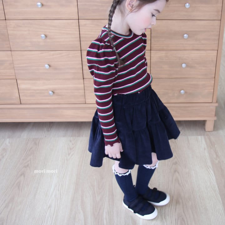 Mori Mori - Korean Children Fashion - #discoveringself - Rib Cancan Skirt - 8