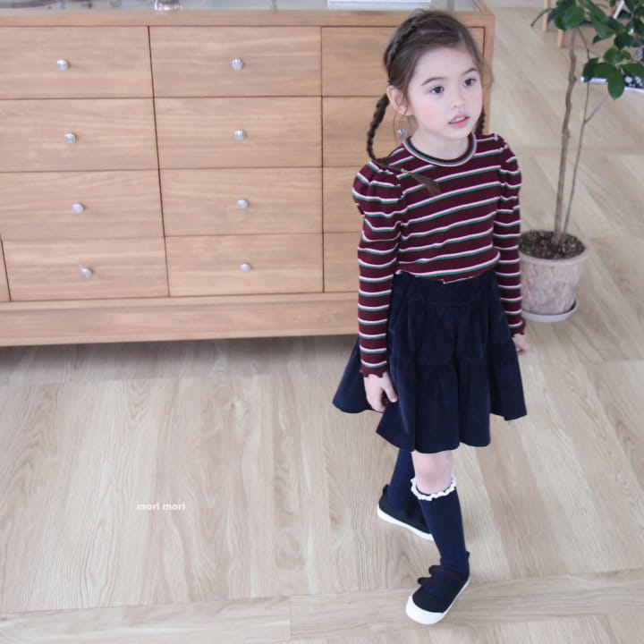 Mori Mori - Korean Children Fashion - #fashionkids - Rib Cancan Skirt - 9