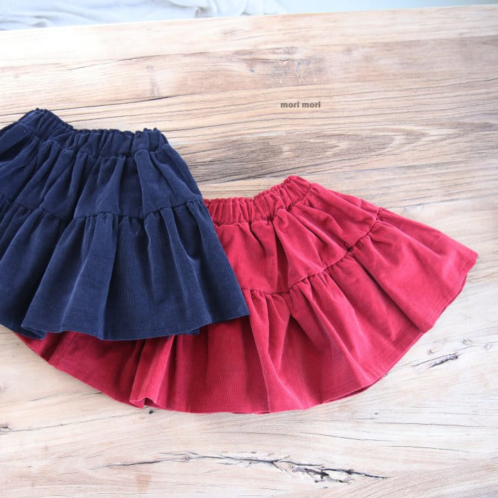 Mori Mori - Korean Children Fashion - #prettylittlegirls - Rib Cancan Skirt