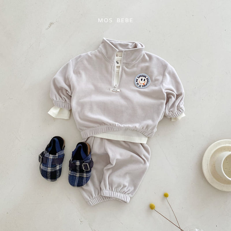 Mos Bebe - Korean Baby Fashion - #babyfever - Enjoy Top Bottom Set