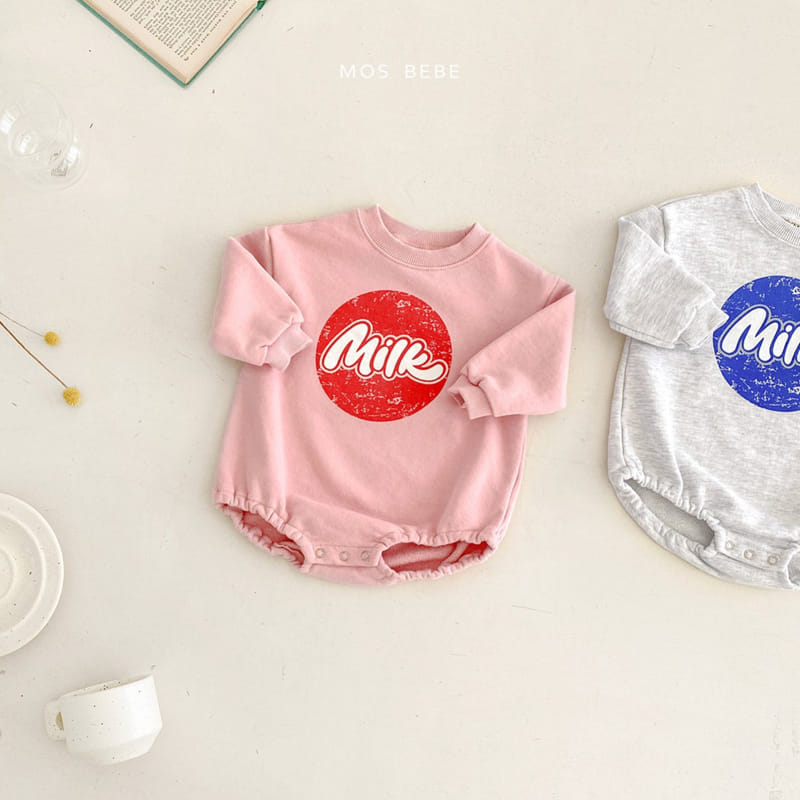 Mos Bebe - Korean Baby Fashion - #babyootd - Milk Bodysuit