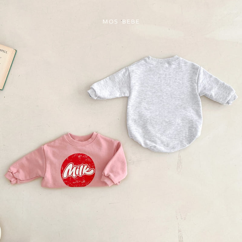 Mos Bebe - Korean Baby Fashion - #babyoutfit - Milk Bodysuit - 2