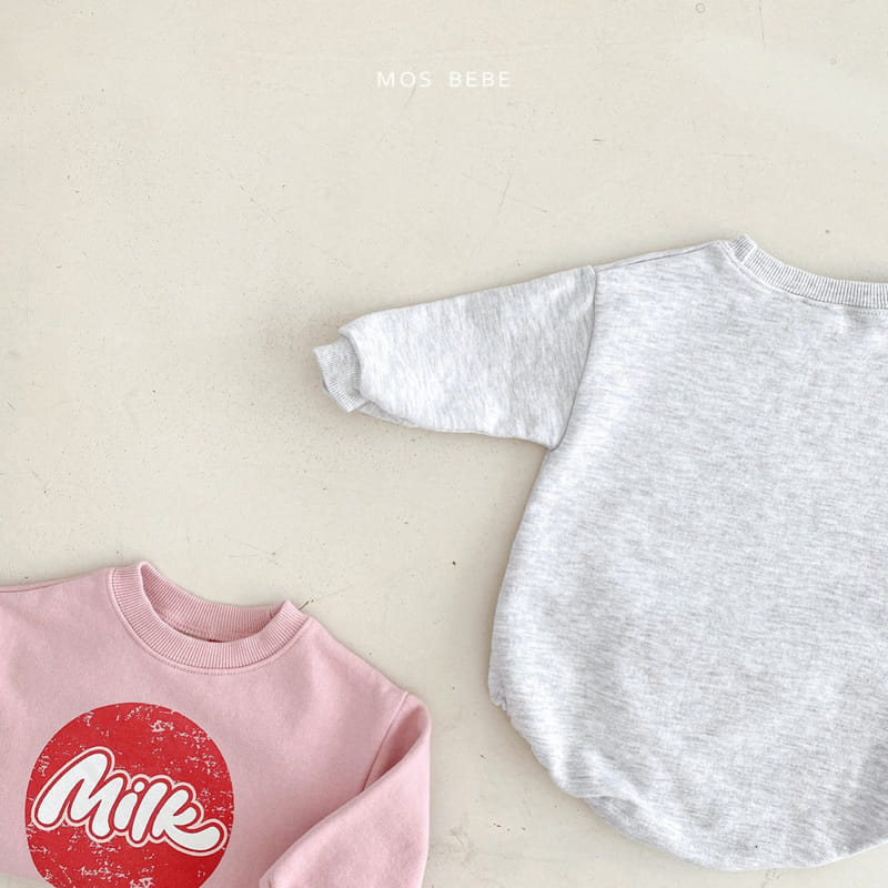 Mos Bebe - Korean Baby Fashion - #babyoutfit - Milk Bodysuit - 3