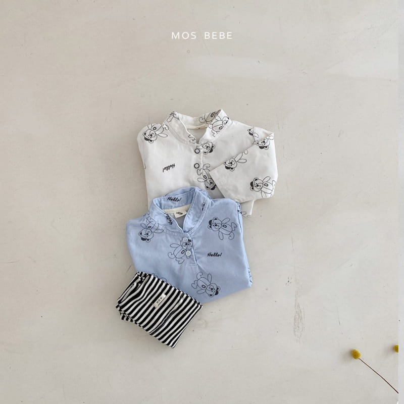 Mos Bebe - Korean Baby Fashion - #babywear - Base Bear Bodysuit - 5