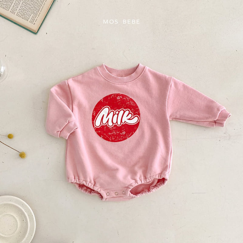 Mos Bebe - Korean Baby Fashion - #onlinebabyboutique - Milk Bodysuit - 5