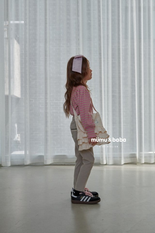 Mumunbaba - Korean Children Fashion - #Kfashion4kids - Puff Stripes Tee - 11