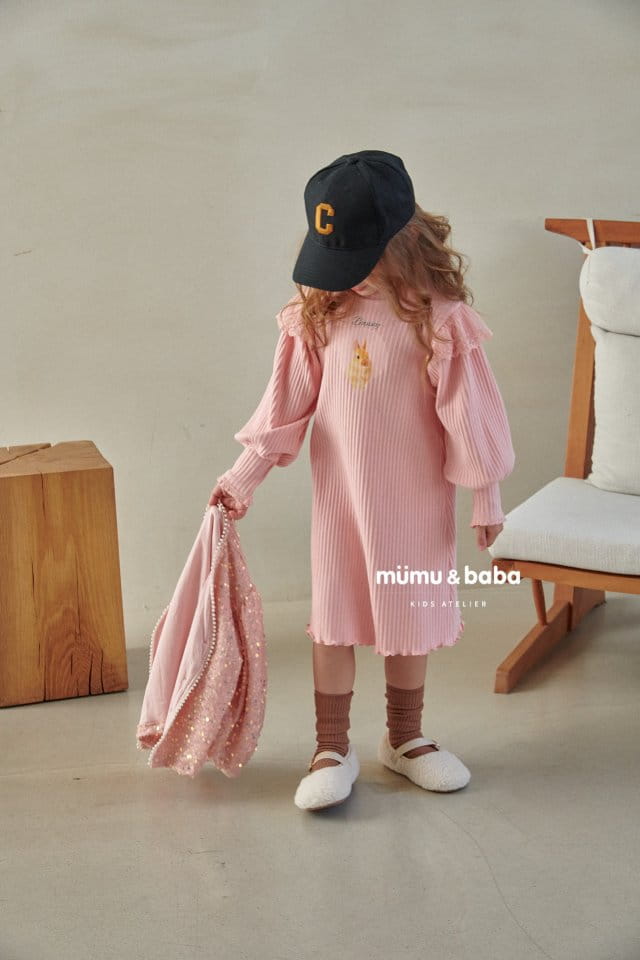 Mumunbaba - Korean Children Fashion - #childrensboutique - Camle Bunny One-piece - 3