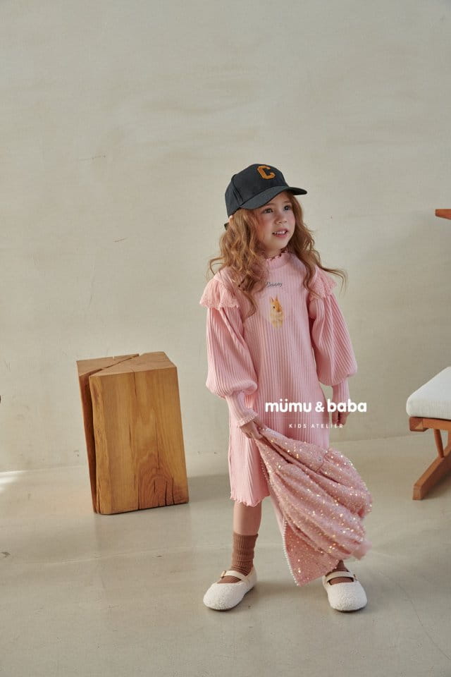 Mumunbaba - Korean Children Fashion - #childrensboutique - Camle Bunny One-piece - 4