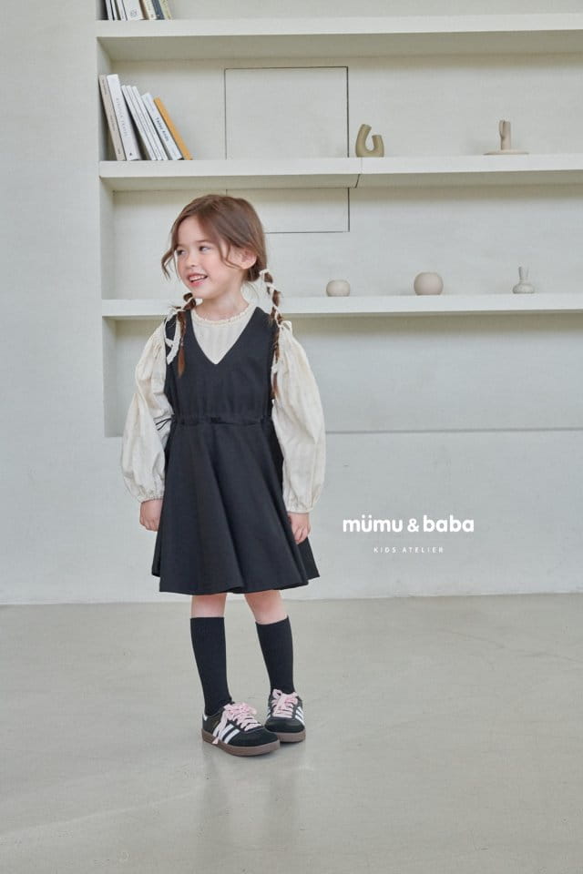 Mumunbaba - Korean Children Fashion - #prettylittlegirls - String Jump Skirt - 6