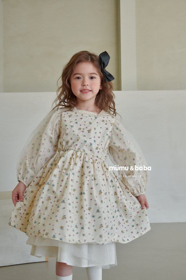 Mumunbaba - Korean Children Fashion - #stylishchildhood - Jemma Flower One-piece - 12