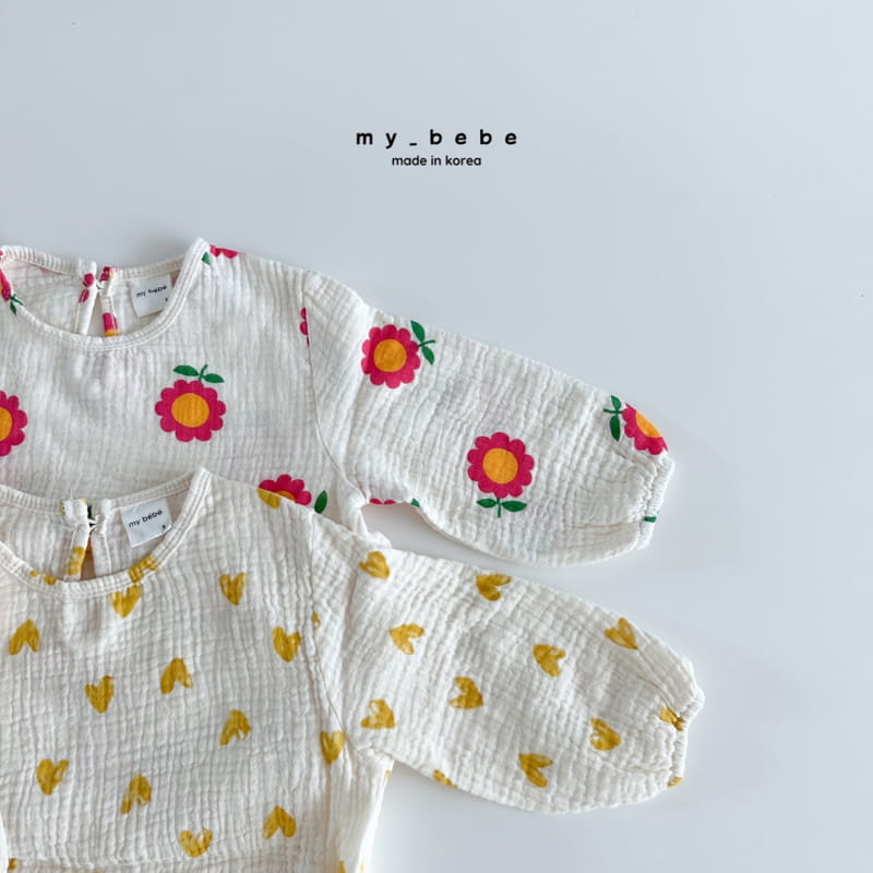 My Bebe - Korean Baby Fashion - #smilingbaby - Fall Bodysuit - 4