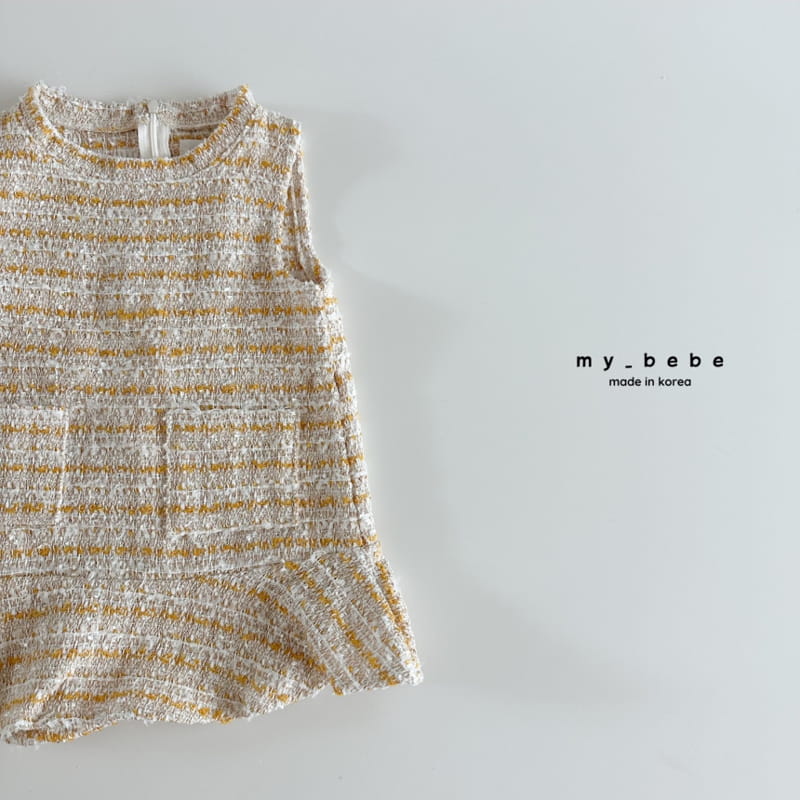 My Bebe - Korean Baby Fashion - #babyboutique - Twid One-piece - 8