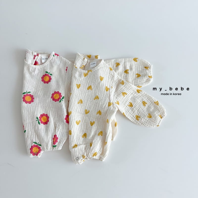 My Bebe - Korean Baby Fashion - #babyboutiqueclothing - Fall Bodysuit - 5