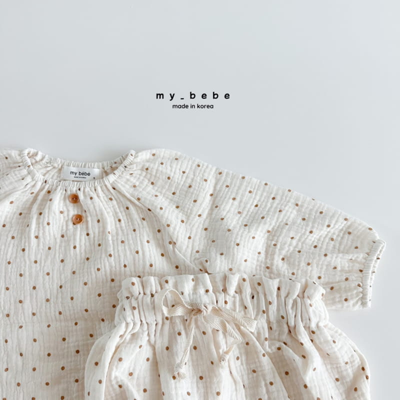 My Bebe - Korean Baby Fashion - #babyclothing - Fall Bloomer Top Bottom Set - 7