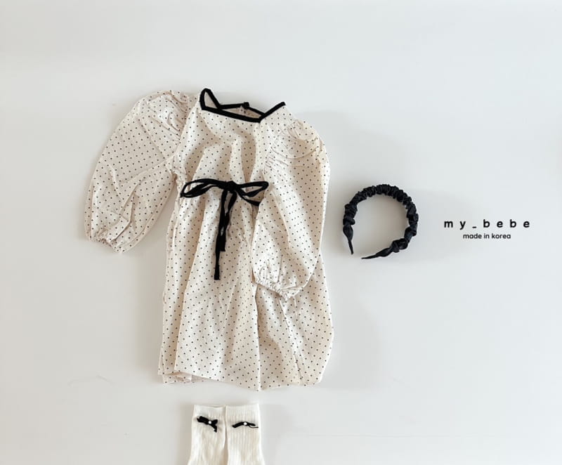 My Bebe - Korean Baby Fashion - #babywear - Berry One-piece - 6