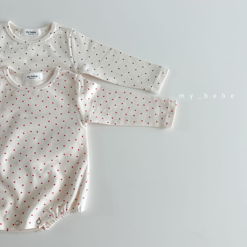 My Bebe - Korean Baby Fashion - #babywear - Hairbanf Bodysuit Set - 4