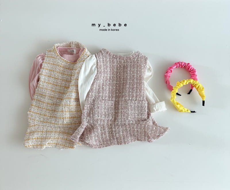 My Bebe - Korean Baby Fashion - #onlinebabyboutique - Twid One-piece - 6
