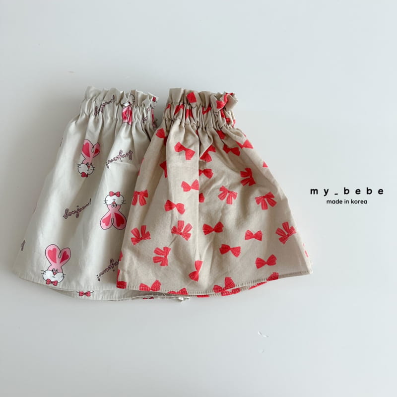 My Bebe - Korean Children Fashion - #childofig - Square Skirt - 3