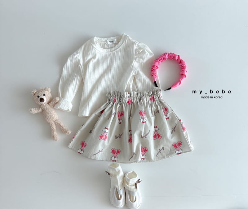 My Bebe - Korean Children Fashion - #discoveringself - Square Skirt - 6