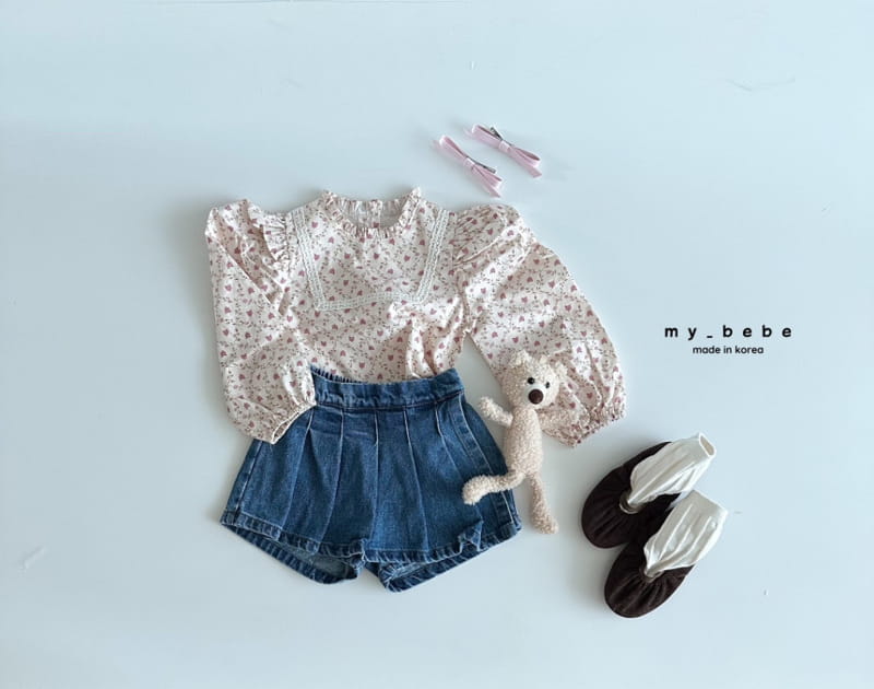 My Bebe - Korean Children Fashion - #kidsshorts - Merci Blouse - 6