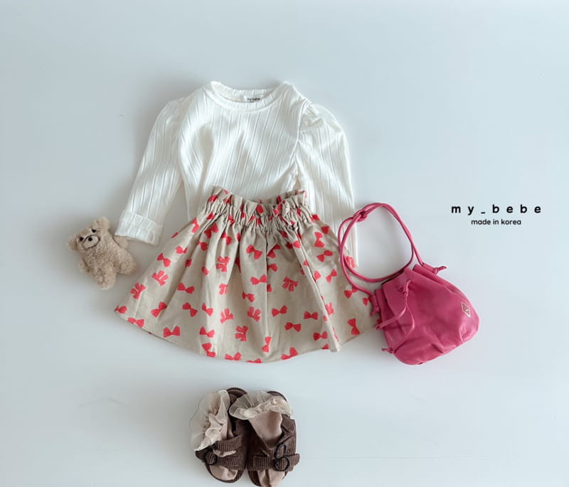 My Bebe - Korean Children Fashion - #kidsstore - Square Skirt - 9