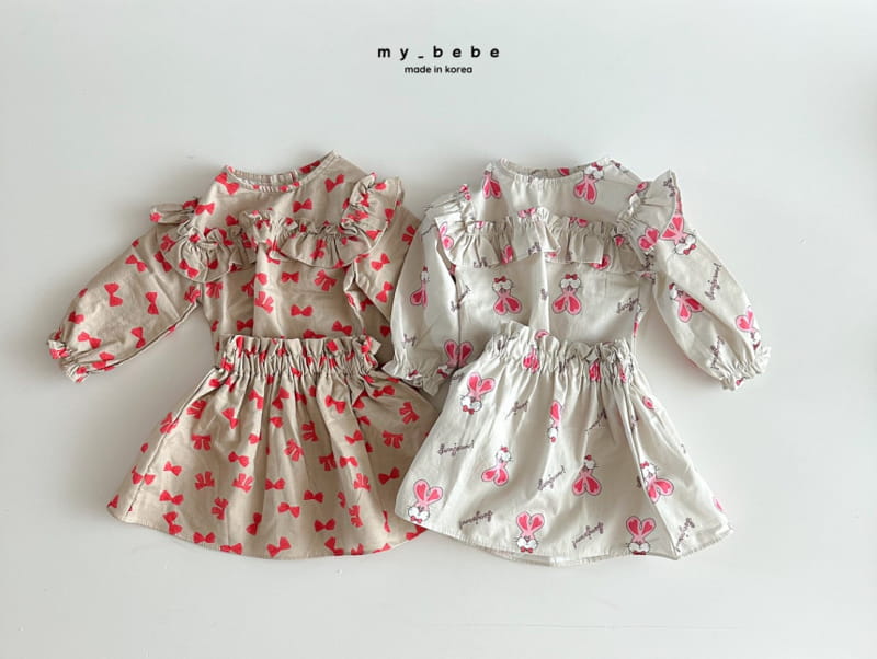 My Bebe - Korean Children Fashion - #kidzfashiontrend - Square Skirt - 10