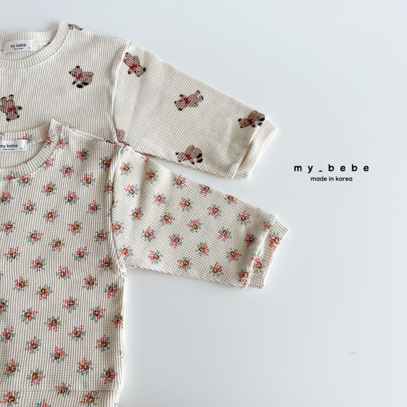 My Bebe - Korean Children Fashion - #magicofchildhood - Waffle Sweatshirt - 6