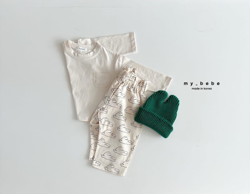 My Bebe - Korean Children Fashion - #toddlerclothing - Silk Pocket Tee - 7