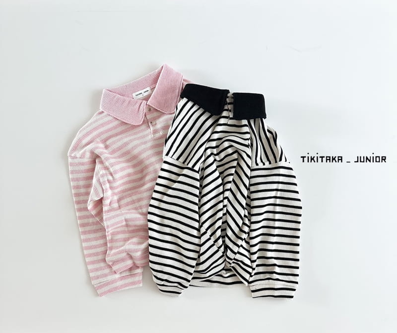 My Bebe - Korean Junior Fashion - #stylishchildhood - Junior Waffle Tara Tee - 2