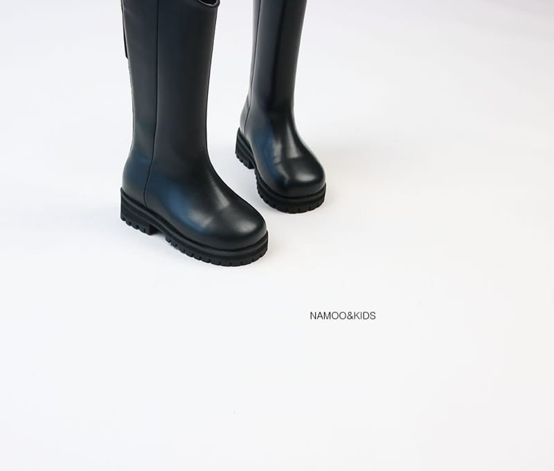 Namoo & Kids - Korean Children Fashion - #discoveringself - Lame Round Boots - 7