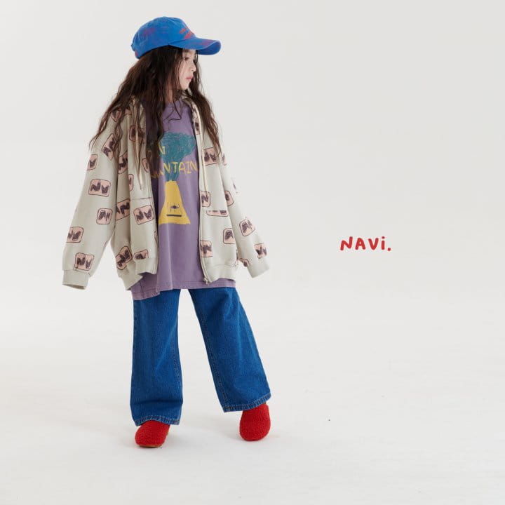 Navi - Korean Children Fashion - #childofig - Mountain Long Tee - 9