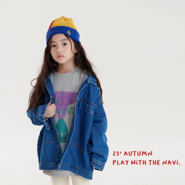 Navi - Korean Children Fashion - #designkidswear - Mountain Long Tee - 11
