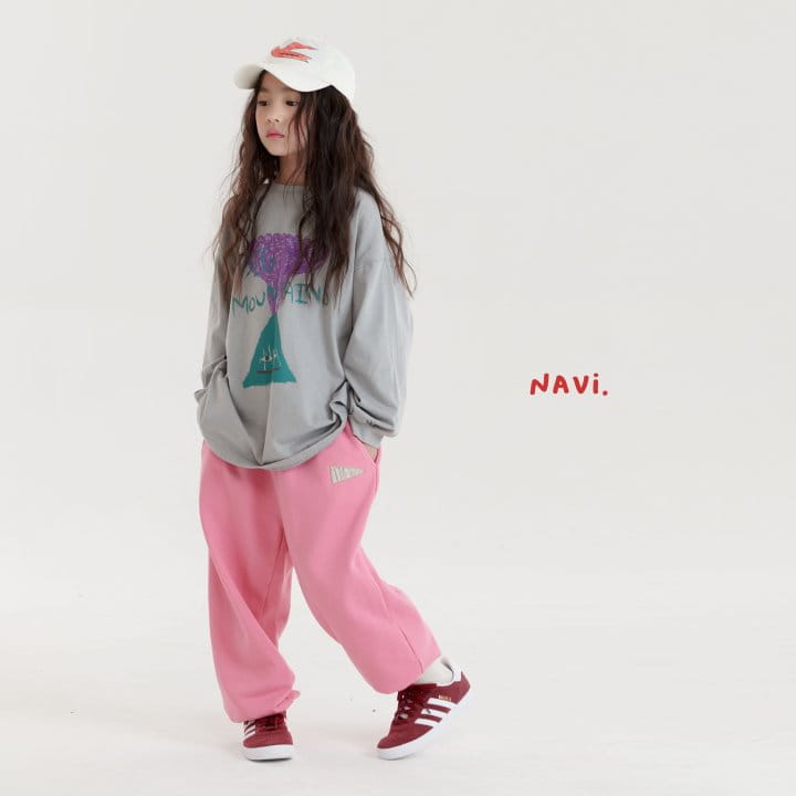 Navi - Korean Children Fashion - #littlefashionista - Mountain Long Tee - 2