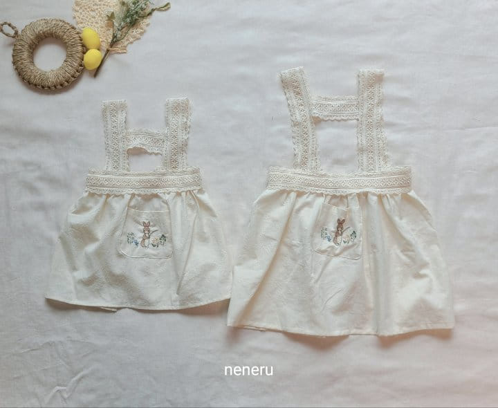Neneru - Korean Baby Fashion - #babyboutique - Rabbit Apron - 11