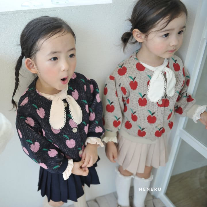 Neneru - Korean Baby Fashion - #babyboutiqueclothing - Apple Knit Carigan Bebe - 5