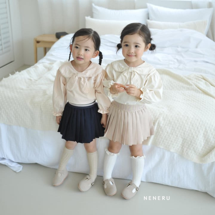 Neneru - Korean Baby Fashion - #babyboutique - Aurora Ribbon Tee Bebe - 4
