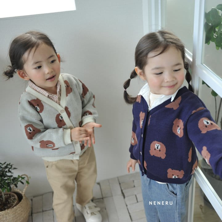 Neneru - Korean Baby Fashion - #babyclothing - Baby Bear Cardigan Bebe - 8