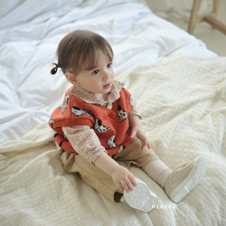 Neneru - Korean Baby Fashion - #babyclothing - Dalmasian Knit Vest Bebe - 7