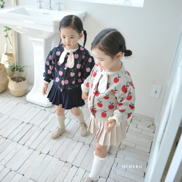 Neneru - Korean Baby Fashion - #babyclothing - Apple Knit Carigan Bebe - 6