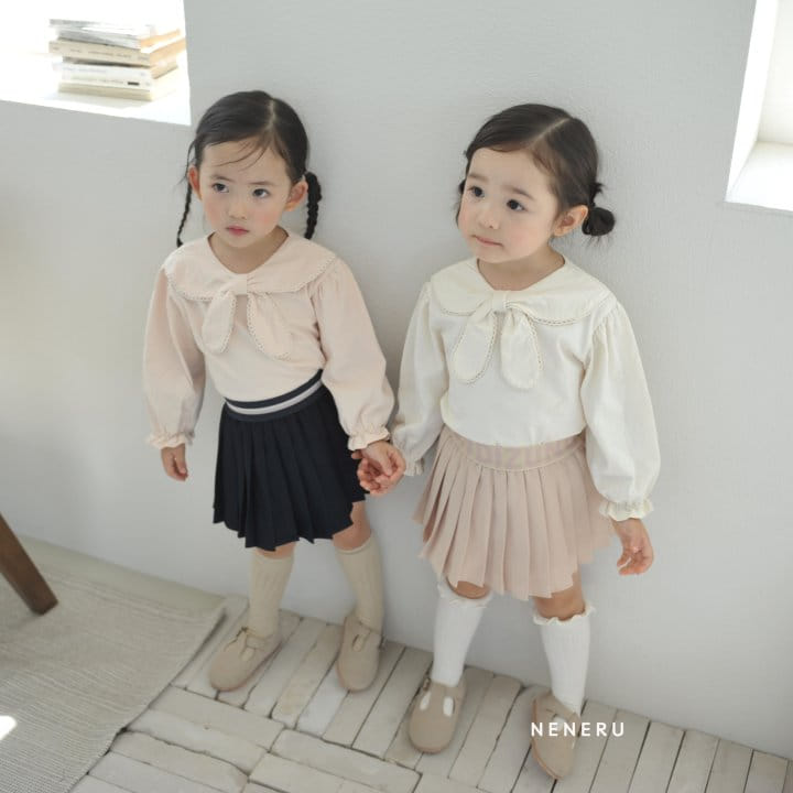 Neneru - Korean Baby Fashion - #babyclothing - Aurora Ribbon Tee Bebe - 5