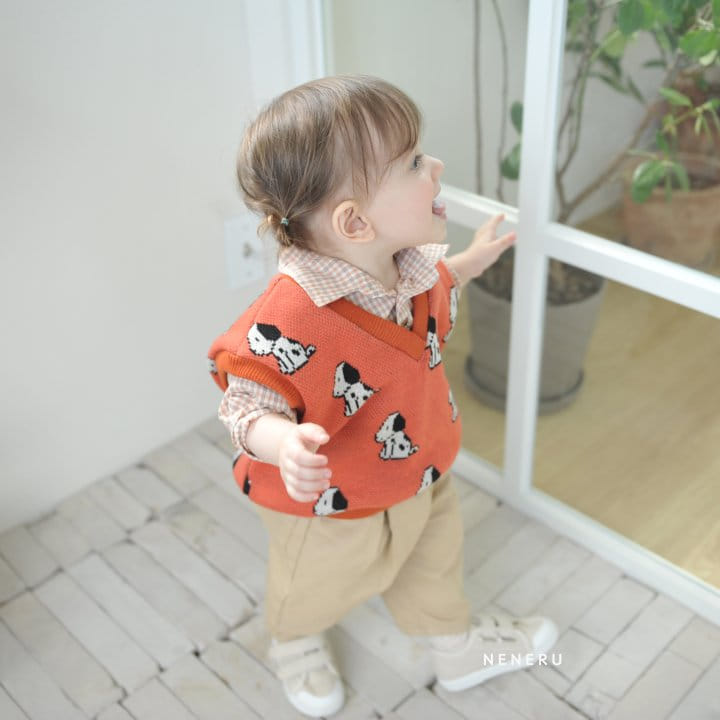 Neneru - Korean Baby Fashion - #babyfashion - Dalmasian Knit Vest Bebe - 8