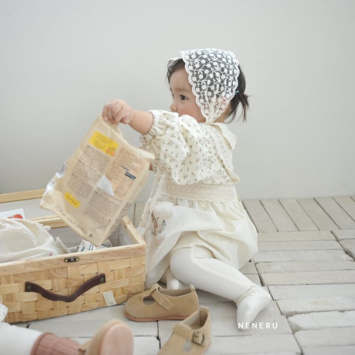 Neneru - Korean Baby Fashion - #babyfever - Bebe Rose Marry Bodysuit