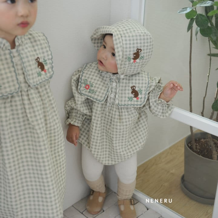 Neneru - Korean Baby Fashion - #babyfever - Lilly Rabbit Bonnet - 4