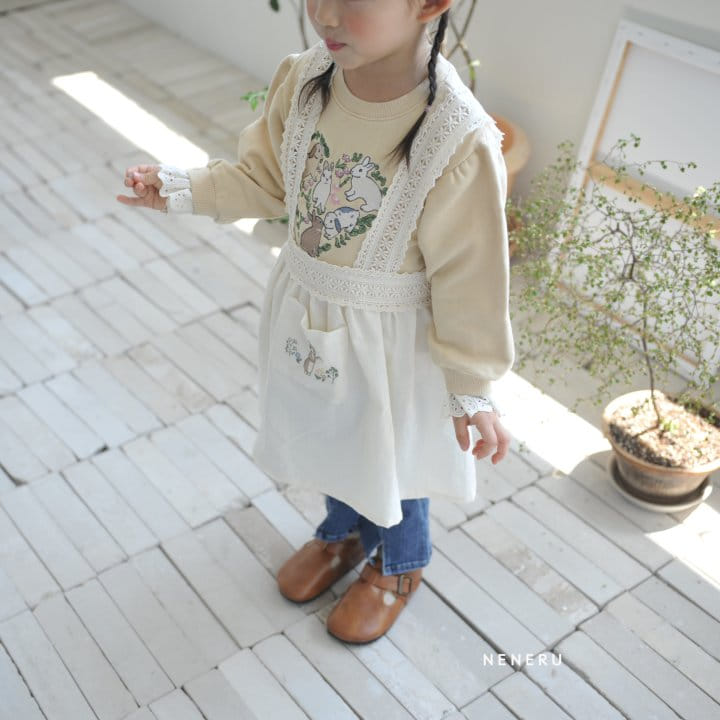 Neneru - Korean Baby Fashion - #babygirlfashion - Rabbit Apron