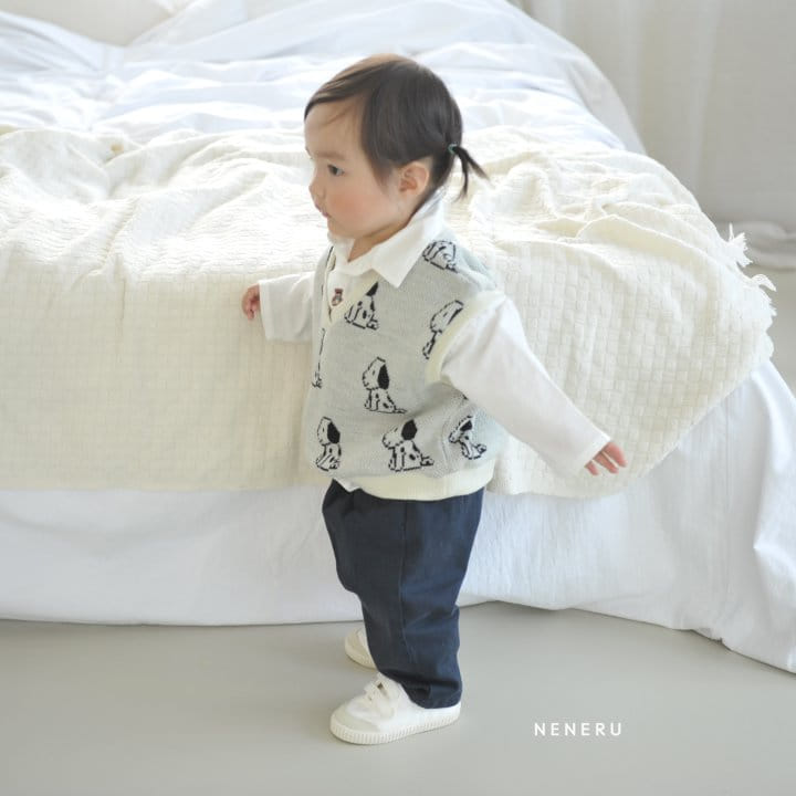 Neneru - Korean Baby Fashion - #babylifestyle - Dalmasian Knit Vest Bebe - 11