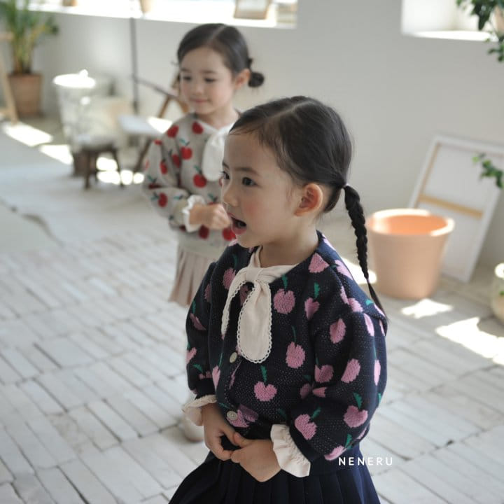 Neneru - Korean Baby Fashion - #babylifestyle - Apple Knit Carigan Bebe - 10