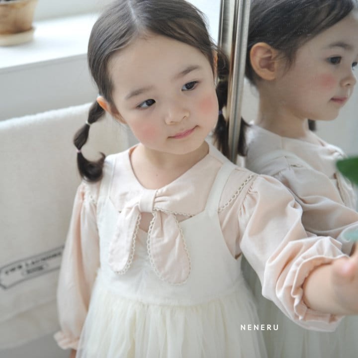 Neneru - Korean Baby Fashion - #babylifestyle - Aurora Ribbon Tee Bebe - 9