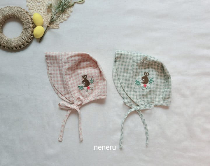 Neneru - Korean Baby Fashion - #babylifestyle - Lilly Rabbit Bonnet - 5