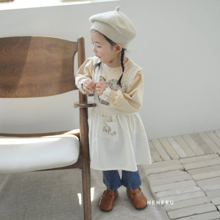 Neneru - Korean Baby Fashion - #babyoninstagram - Rabbit Apron - 3